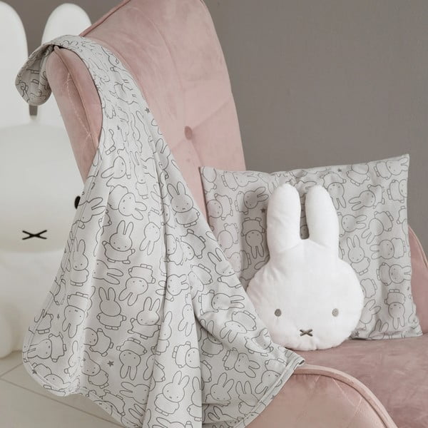 Hall puuvillane beebitekk 80x80 cm Miffy - Roba-image-3