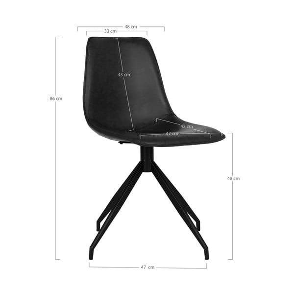 Hallid söögitoolid 2tk komplektis Monaco - House Nordic-image-4