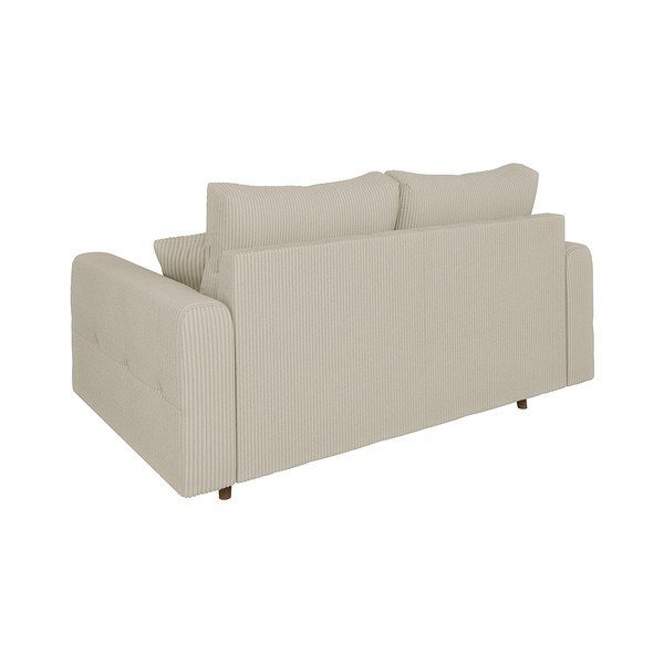 Beež velvetist diivan 150 cm Ariella – Ropez-image-2
