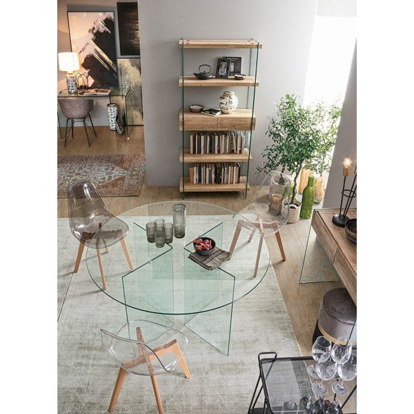 Klaasist ümmargune söögilaud ø 130 cm Iride - Bizzotto-image-2