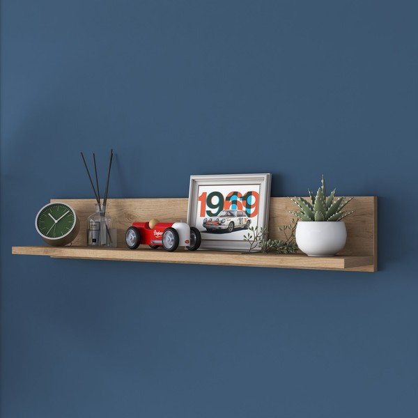 Riiulid pähklipuidust naturaalses värvitoonis Petra - Kalune Design-image-4