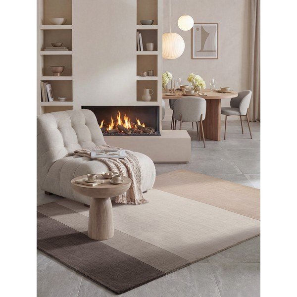 Pruun/kreemikas villane vaip 160x230 cm Edmund - Villeroy&Boch-image-3