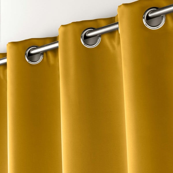 Kollane pimendav kardin 135x280 cm Occult - douceur d'intérieur-image-1