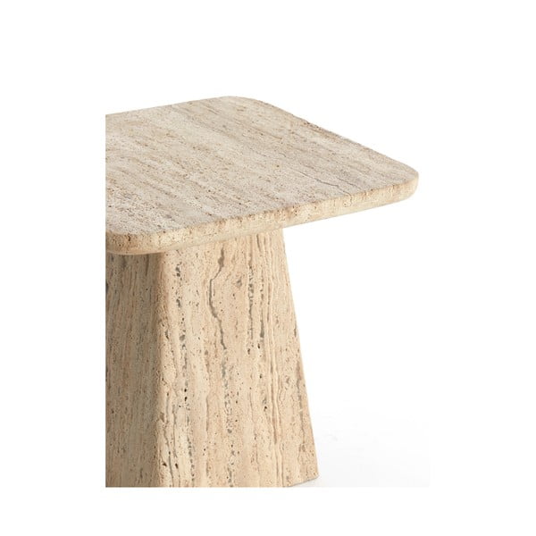 Kiviplaadiga kohvilaud 45x45 cm Kepami - Light & Living-image-4