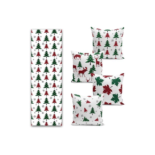 Padjakatted ja linik 5tk komplektis Tartan - Mila Home