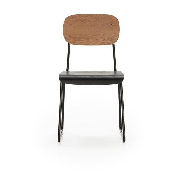 Mustad tuhkpuiduspooniga söögitoolid 2 tk komplektis Aira - Marckeric-image-2