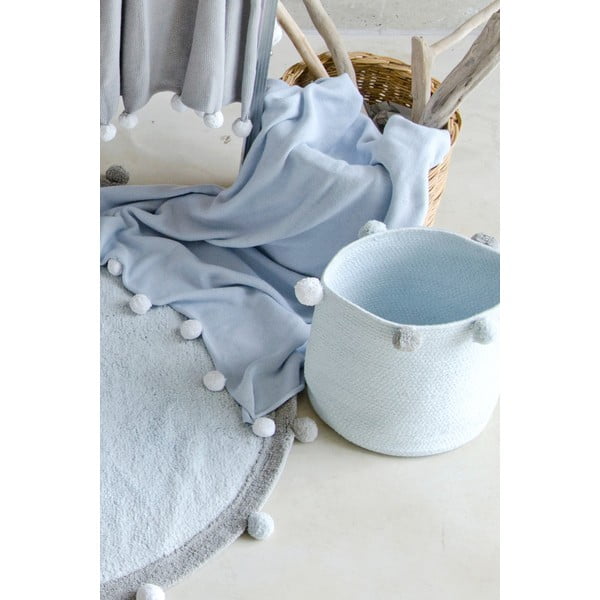 Helesinine riidest laste mänguasjakorv ø 30x30 cm Bubbly - Lorena Canals-image-1