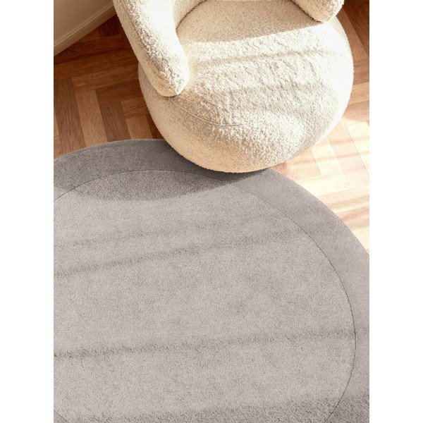 Hall käsitsi kootud ümmargune villasegu vaip ø 200 cm Kivi - Villeroy&Boch-image-2