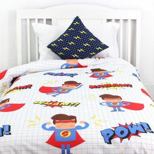 Dětské bavlněné povlečení Baleno Super Hero, 140 x 200 cm-image-1