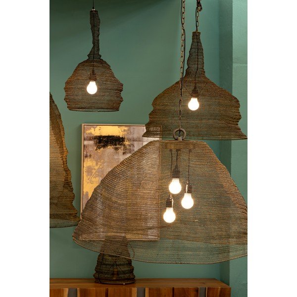 Messingist värvi terasest ripplamp Amish - Bizzotto-image-1