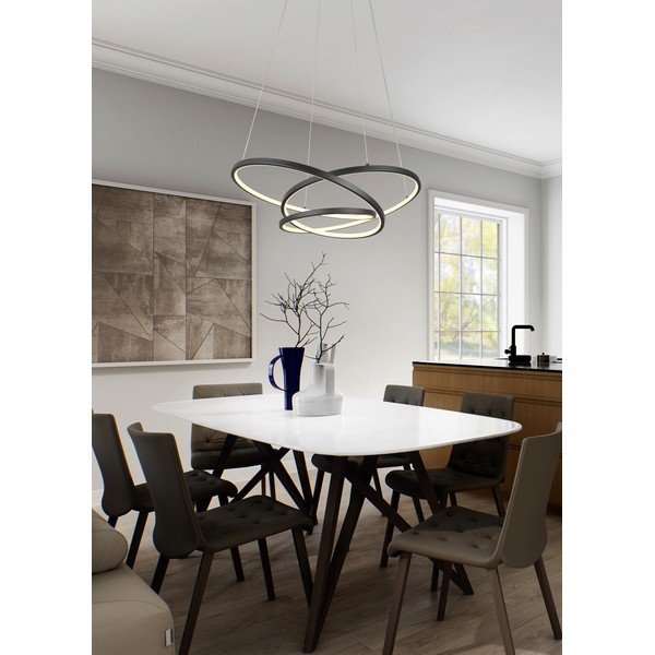 Matt must LED dimmerdatav rippvalgusti Darvin - Trio-image-1