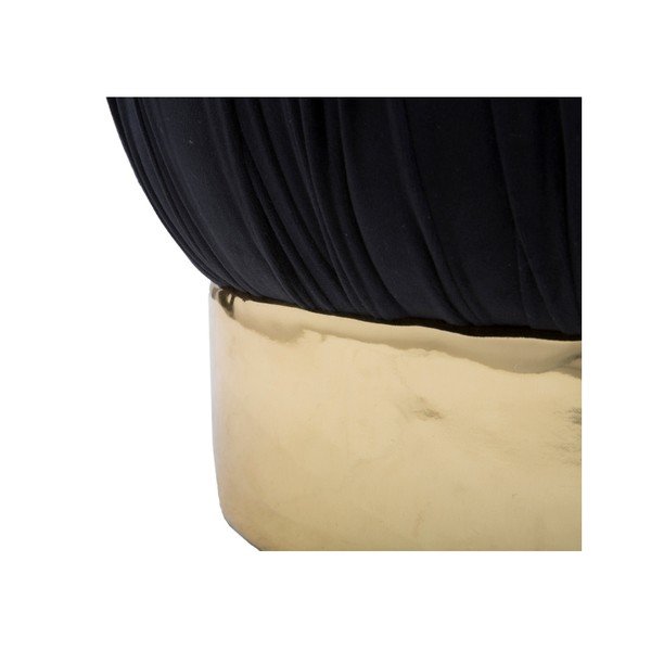 Černý puf s úložným prostorem Mauro Ferretti Paris, ⌀ 41 cm-image-2