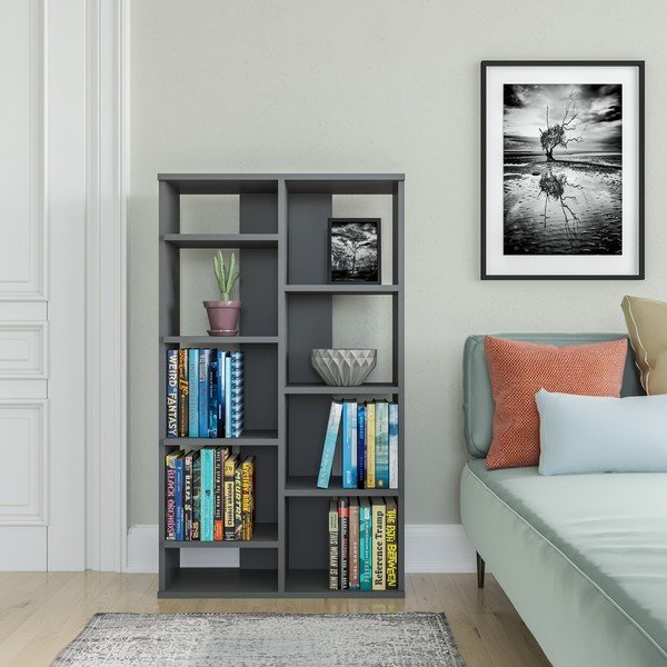 Antratsiitne raamaturiiul 72x124 cm Keota - Kalune Design-image-1