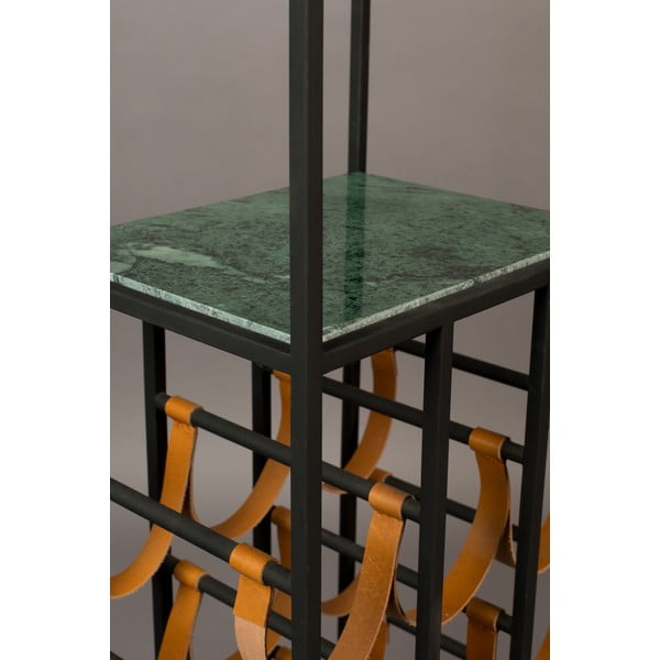 Roheline ja must veinihoidik 9 pudelile Mil - Dutchbone-image-1