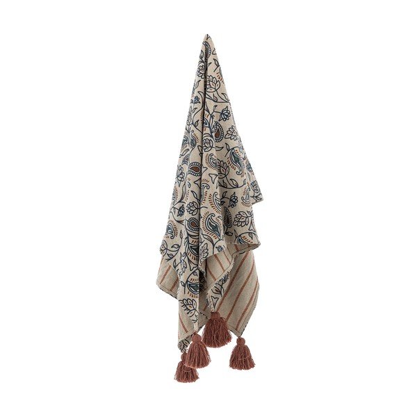 Puuvillasegu tekk 130x160 cm Paisley - Bloomingville-image-2