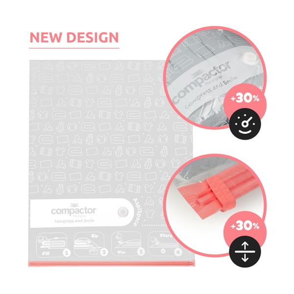 Vaakumkotid 10 tk komplektis Space M - Compactor-image-2