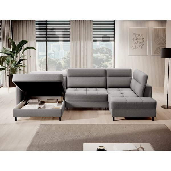 Helehall sametist lahtikäiv/sahtliga nurgadiivan (parem nurk/U-kujuline) Berrto – ELTAP-image-2