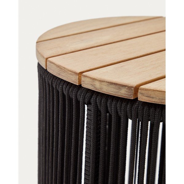 Ümmargune akaatsiaplaadiga aialaud ø 40 cm Dandara - Kave Home-image-4