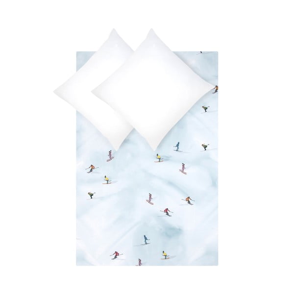 Kahekohaline voodipesu puuvillasest perkaalriidest , 200 x 200 cm Kery Till Ski - Westwing Collection