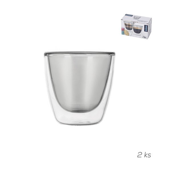 Klaasist espressotassid 2tk komplektis 110 ml - Orion-image-3