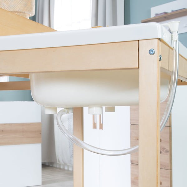 Valge kasespoonist mähkimislaud Baby Pool - Roba-image-3