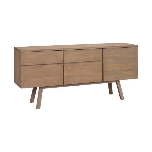Naturaalsest tammepuidust kummut 170x77x42 cm Cleardale - Rowico