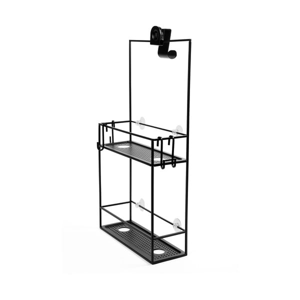 Must rippuv terasest vannitoa riiul Cubiko - Umbra-image-3