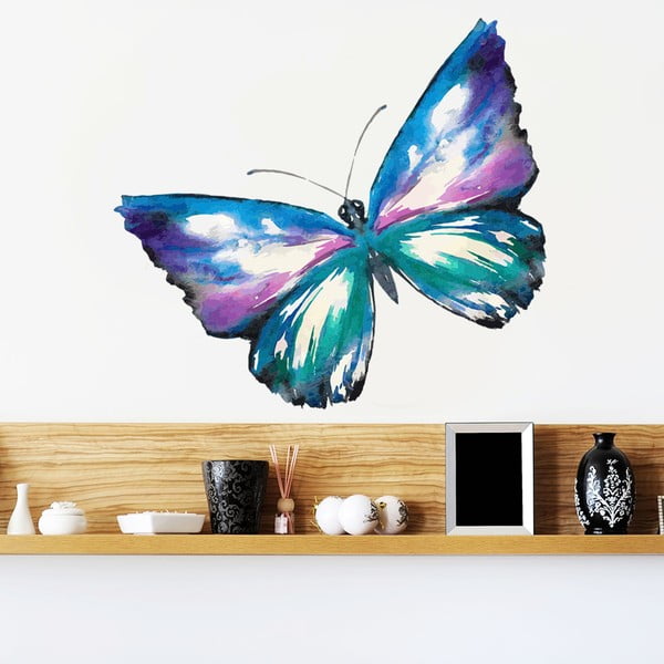 Samolepka Malovaný motýl, 70x50 cm
