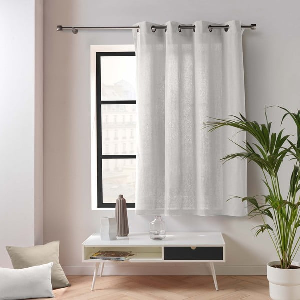 Valge kardin 135x180 cm Twily - douceur d'intérieur-image-2