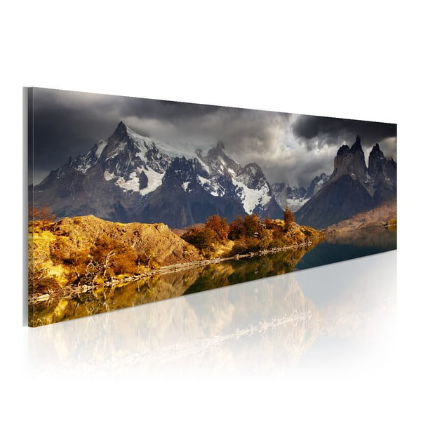 Obraz na plátně Artgeist Storm Landscape, 120 x 40 cm