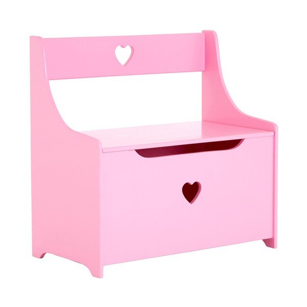 Roosa lastekapp pingiga 60x62x34 cm Pink Heart - Premier Housewares