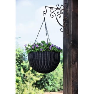 Plastikust rippuv lillepott ø 35 cm Hangingsphere - Keter
