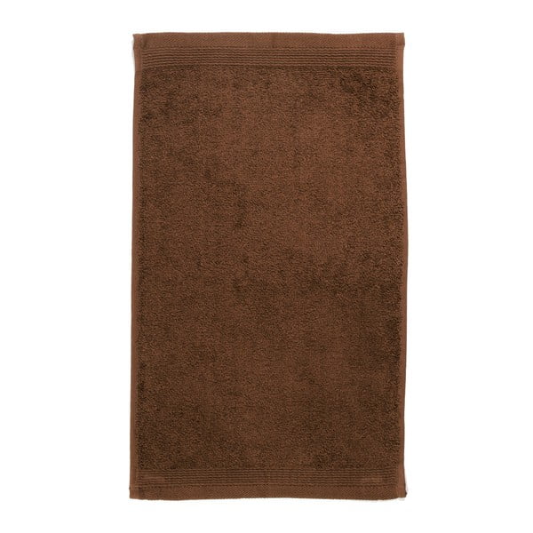 Tmavě hnědý ručník Artex Delta, 100 x 150 cm