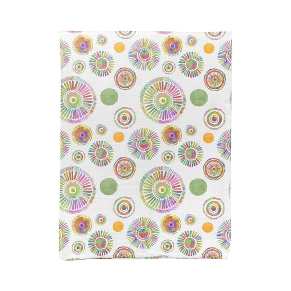 Valge musliinist beebitekk 75x100 cm Maya - Mijolnir