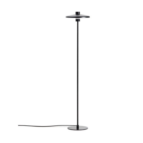 Must põrandalamp metallist varjuga (kõrgus 130 cm) Nuvira - Kave Home