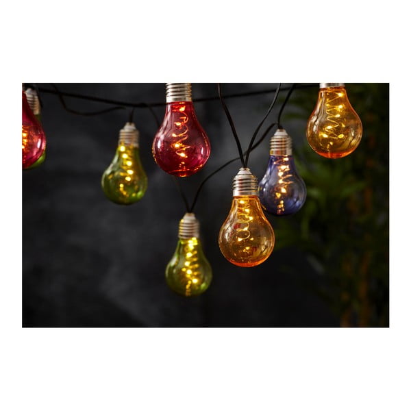 Värviline päikesepaneeliga LED valguskett, mis sobib välitingimustesse, pikkus 1,9 m. Glow - Star Trading-image-2