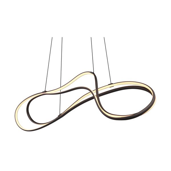 Must LED rippvalgusti metallist varjuga Nala - Trio Select-image-1