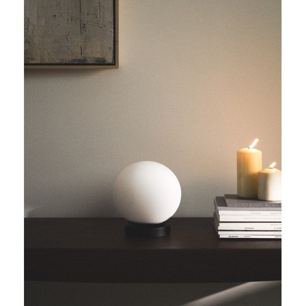 Valge/must metallist seinalamp ø 15 cm Brisia - Kave Home-image-1