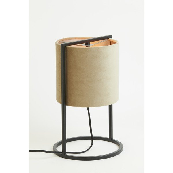 Must ja beež laualamp (kõrgus 35 cm) Santos - Light & Living-image-3