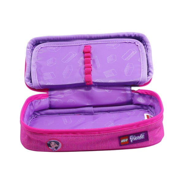 Roosa ruudukujuline pliiatsiümbris Sõbrad ja Chico 3D Friends Emma and Chico - LEGO®-image-4