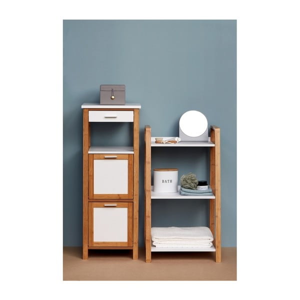 Valge kaanega vannitoa kast Gara - Wenko-image-3