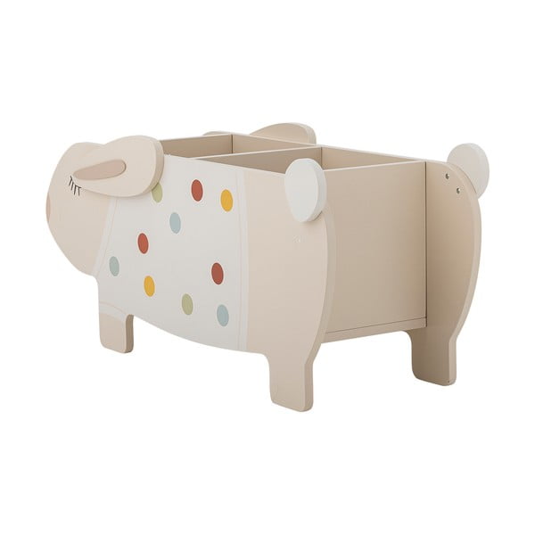 Kreem laste raamaturiiul 87x38x32 cm Villja - Bloomingville Mini-image-3