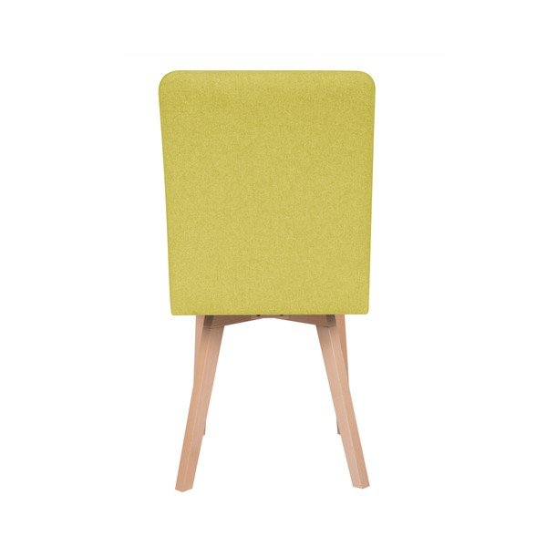 Žlutá jídelní židle Mazzini Sofas Tulip-image-2