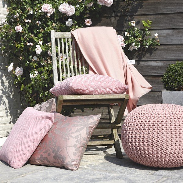 Hall kootud pouf - ZicZac-image-1