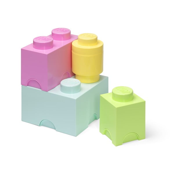 Plastikust laste hoiukastid, komplektis 4 tükki Box - LEGO®