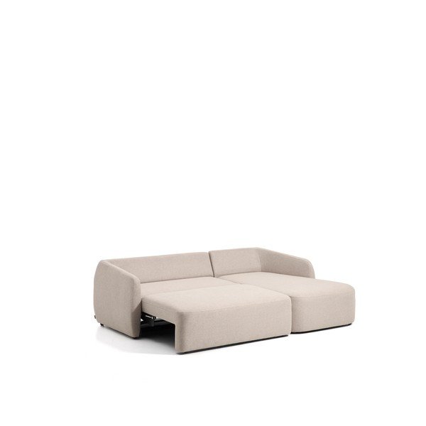 Beež šenillist nurgadiivanvoodi (vasak nurk) Laira - Kave Home-image-3