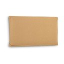 Kollane polsterdatud voodipeats 206x106 cm Tanit - Kave Home