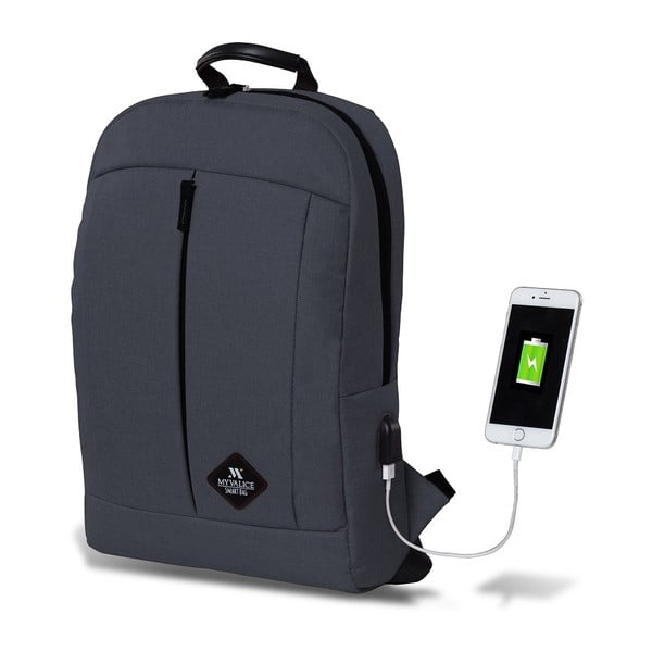 Antratsiitne seljakott USB-portiga My Valice GALAXY Smart Bag - Myvalice