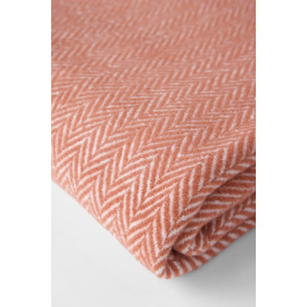 Ruuduline terrakota puuvillane riie , 140 x 180 cm Skyline - Euromant-image-1