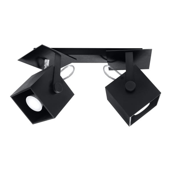 Černé stropní svítidlo Sollux Noe Dos-image-1